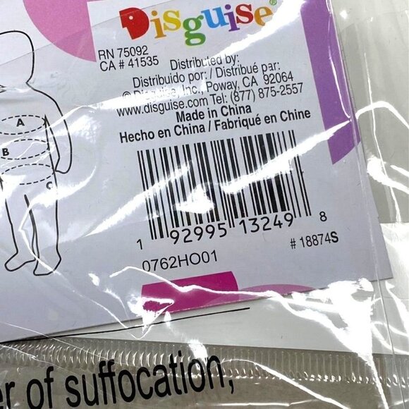 Disguise Disney Minnie Mouse Halloween Costume Dress Headband Szs 2T/ 3-4T - Picture 9 of 11